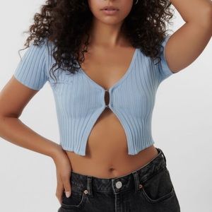 Garage Flyaway Cardi in White